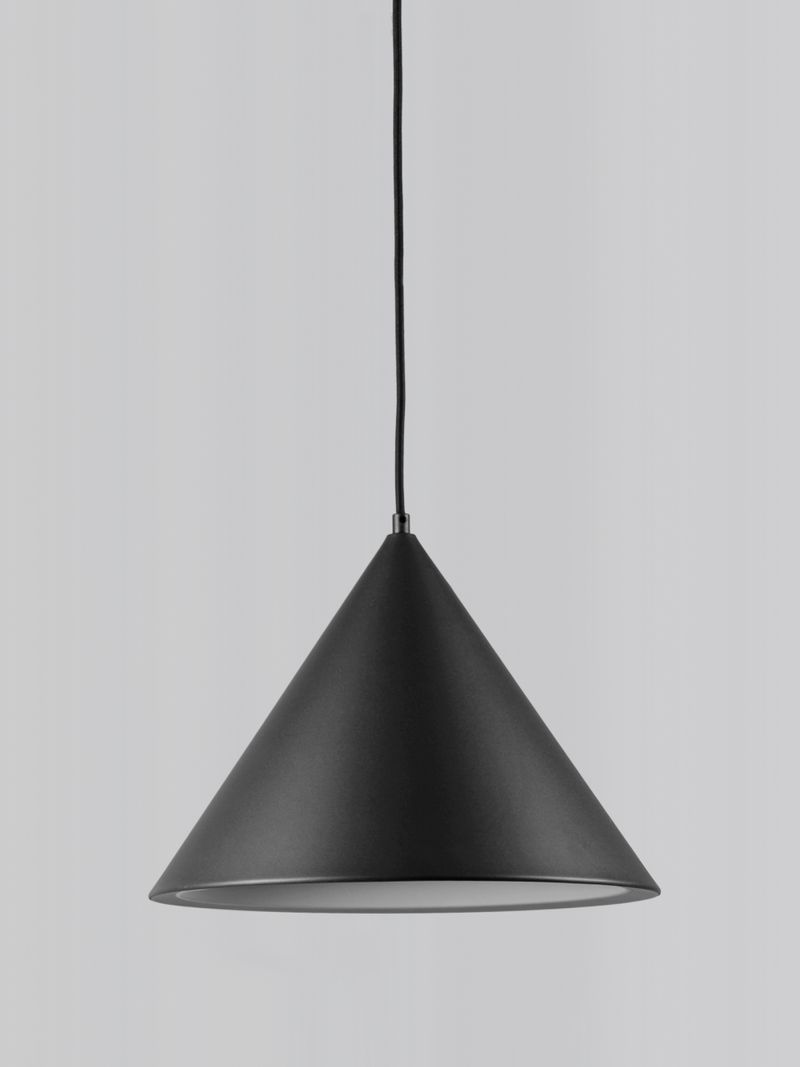 Abyss 15.75' Single Light Pendant in Black