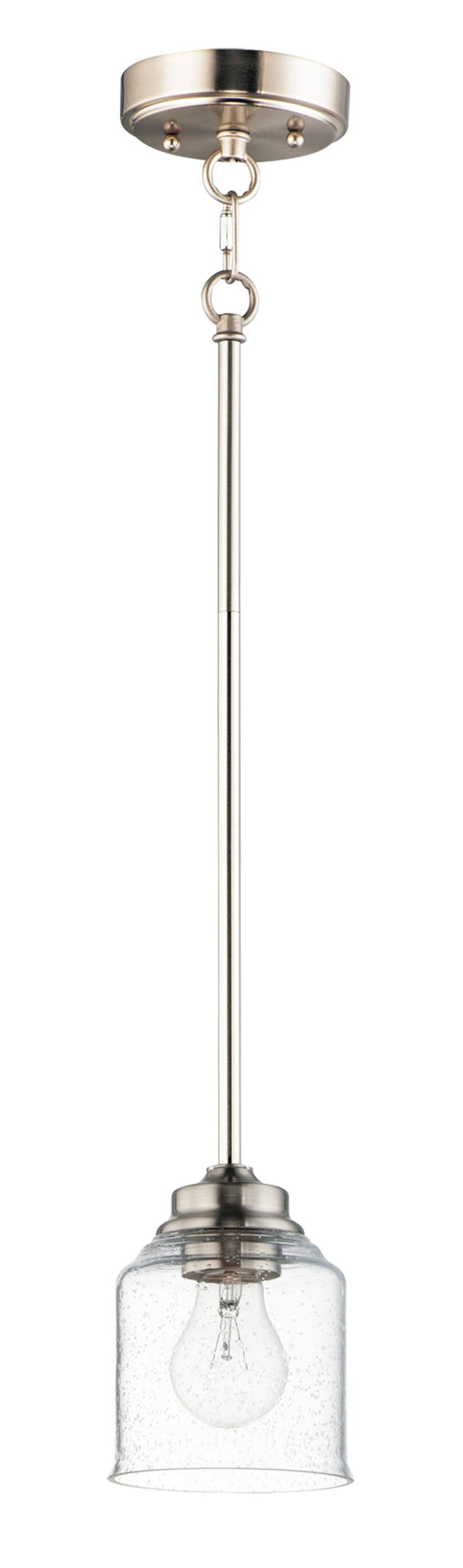 Acadia 4.75" Single Light Mini-Pendant in Satin Nickel