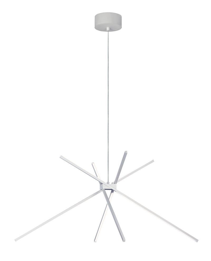 Alumilux Suspension 44.5' 4 Light Multi-Light Pendant in White