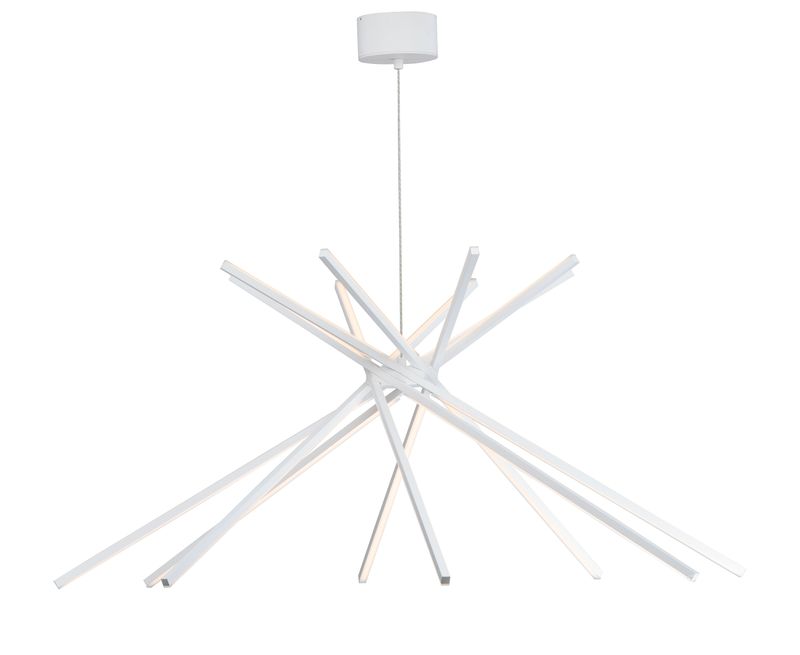Alumilux Suspension 44.5' 8 Light Multi-Light Pendant in White