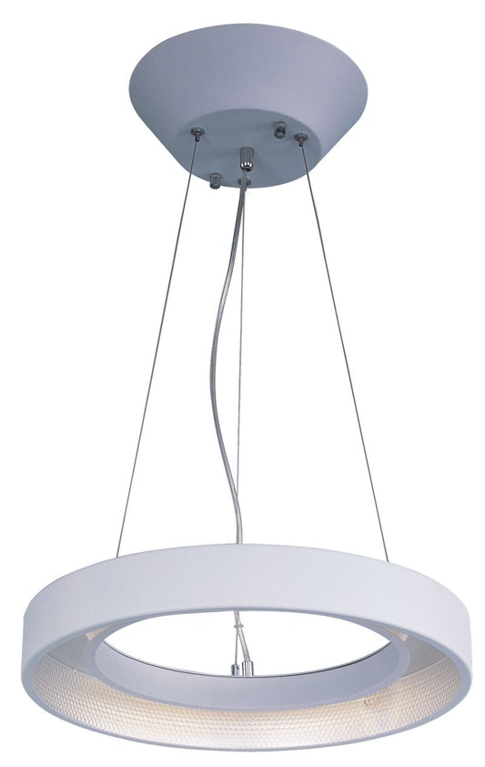 Apollo 17.75" Single Light Pendant in Matte White