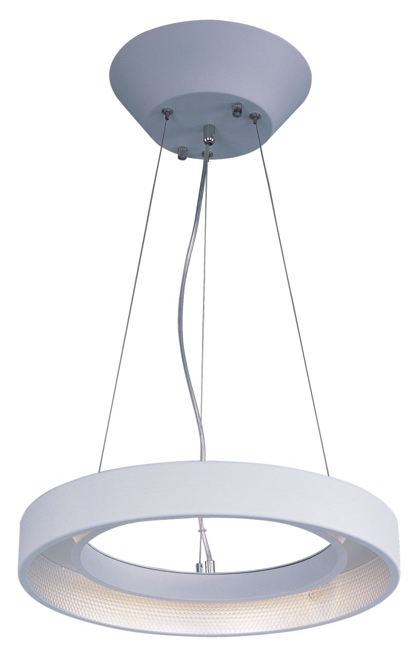 Apollo 17.75' Single Light Pendant in Matte White