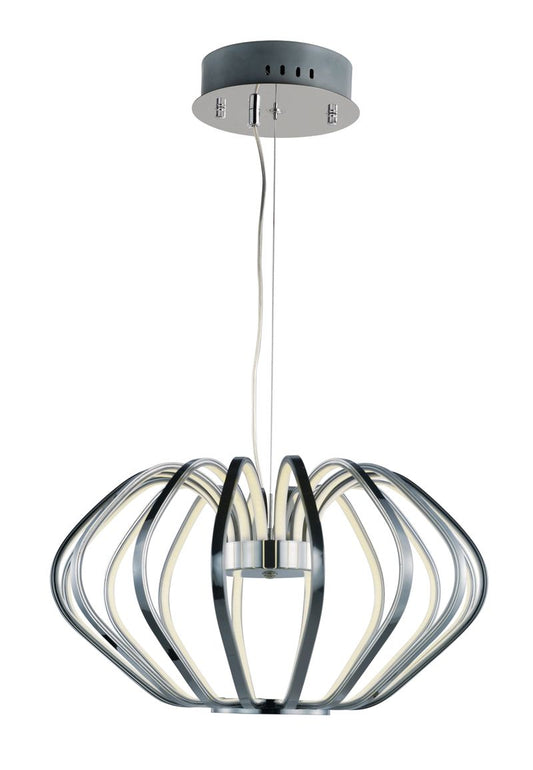 Argent 27.5" 18 Light Single Pendant in Polished Chrome