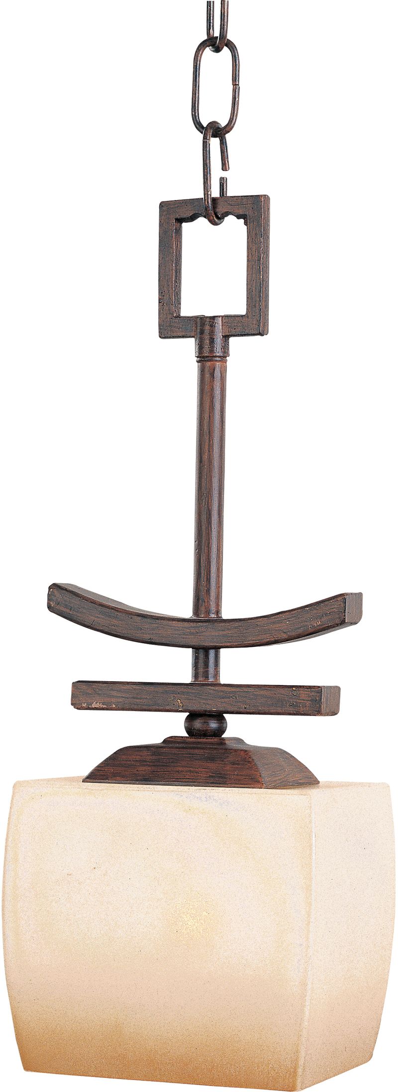Asiana 5.5' Single Light Mini-Pendant in Roasted Chestnut