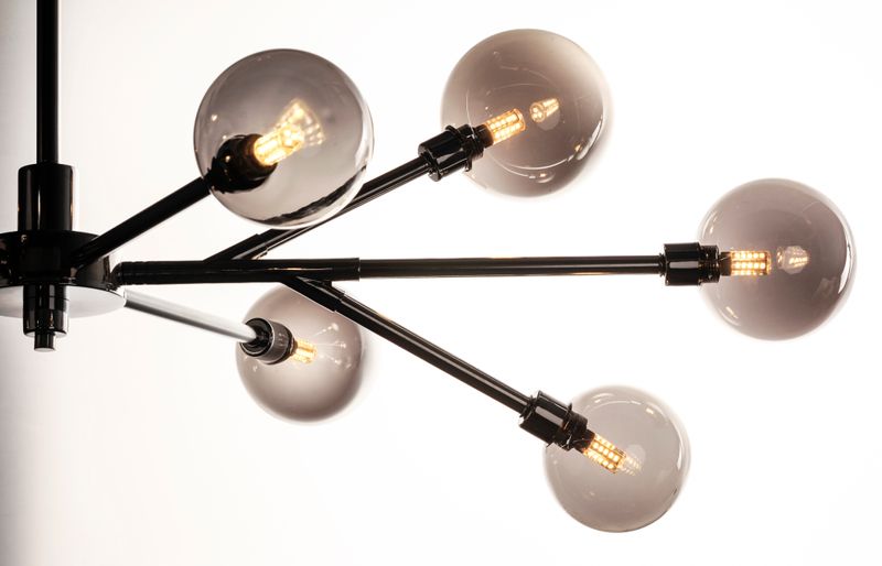 Asteroid 27.5' 9 Light Multi-Light Pendant in Polished Chrome