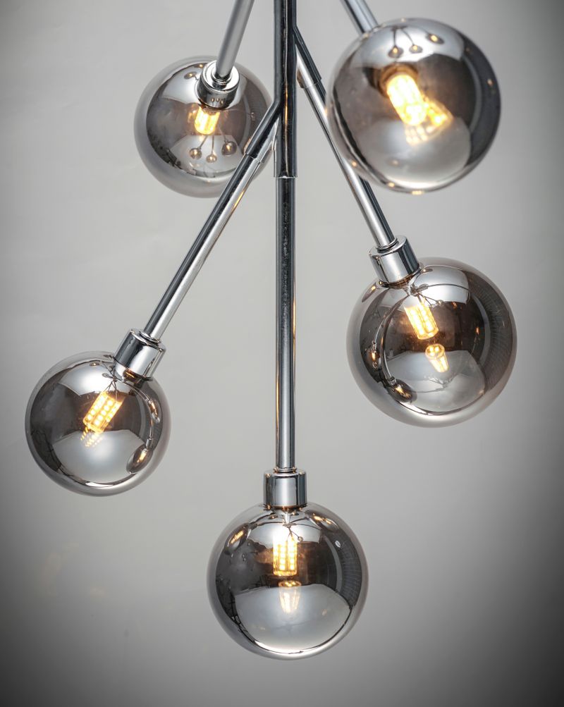 Asteroid 28.25' 12 Light Multi-Light Pendant in Polished Chrome