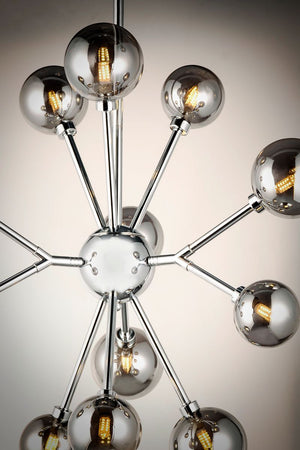 Asteroid 28.25' 12 Light Multi-Light Pendant in Polished Chrome