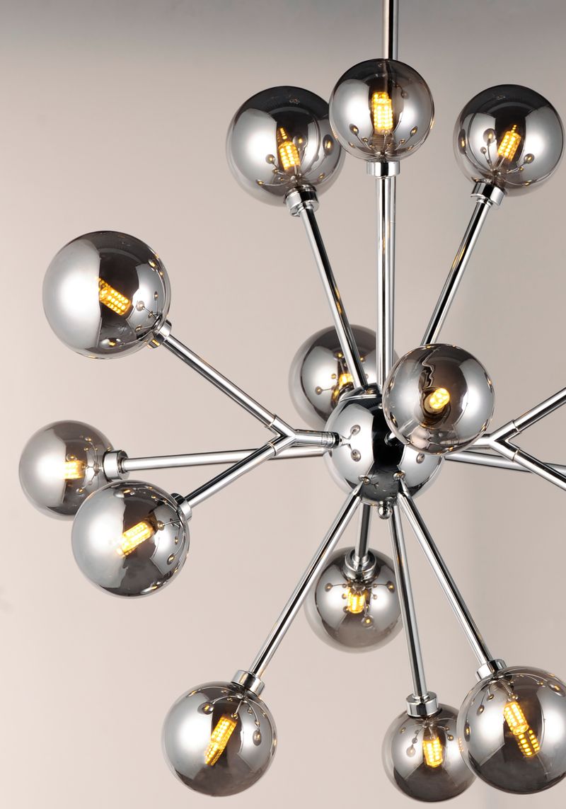 Asteroid 30.75' 15 Light Multi-Light Pendant in Polished Chrome