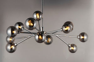 Asteroid 41.5' 12 Light Multi-Light Pendant in Polished Chrome