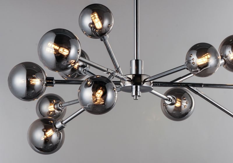 Asteroid 41.5' 12 Light Multi-Light Pendant in Polished Chrome
