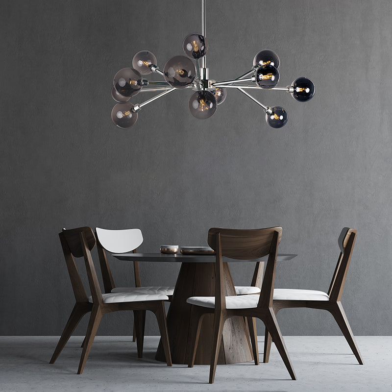 Asteroid 41.5' 12 Light Multi-Light Pendant in Polished Chrome