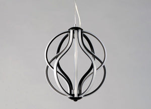 Aura 12' Single Light Pendant in Black
