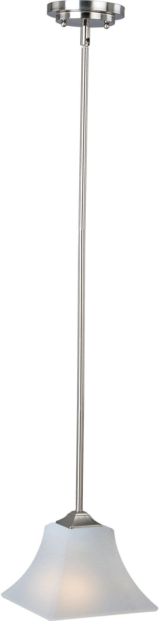 Aurora 8" Single Light Mini-Pendant in Satin Nickel