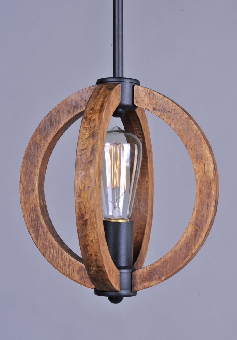 Bodega Bay 10' Single Light Mini-Pendant in Anthracite