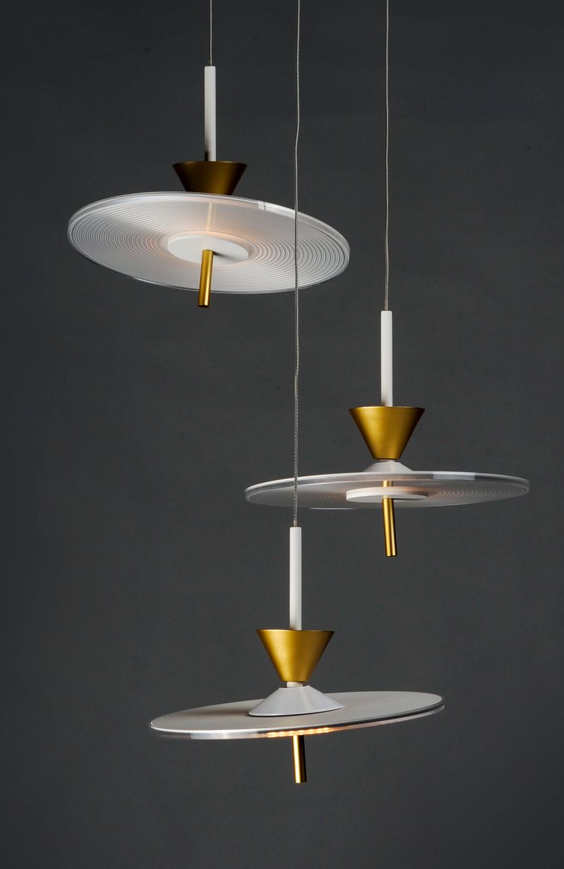 Circuit 17' 3 Light Multi-Light Pendant in Matte White