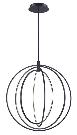 Concentric 36' 4 Light Single Pendant in Bronze