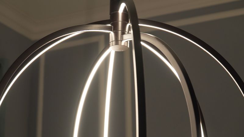 Concentric 36' 4 Light Single Pendant in Bronze