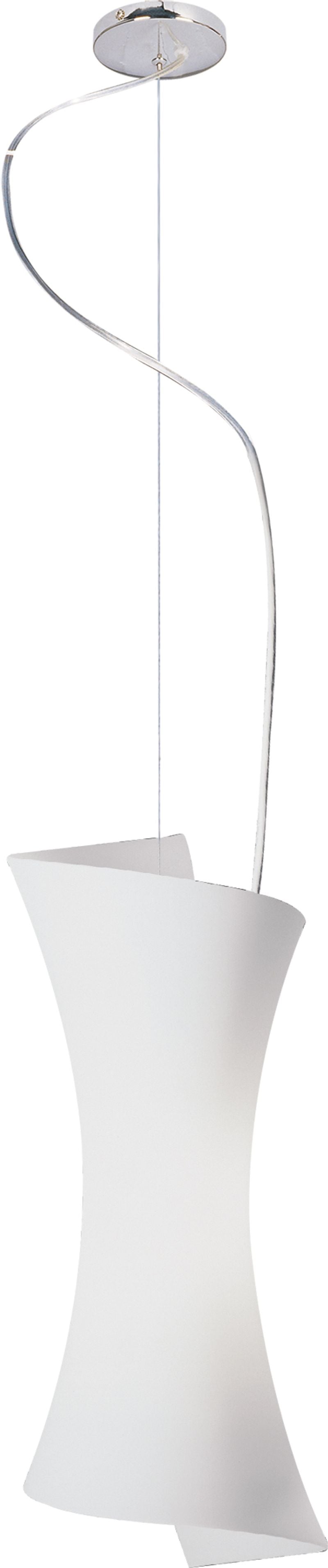 Conico 8.5' Single Light Pendant in Satin Nickel