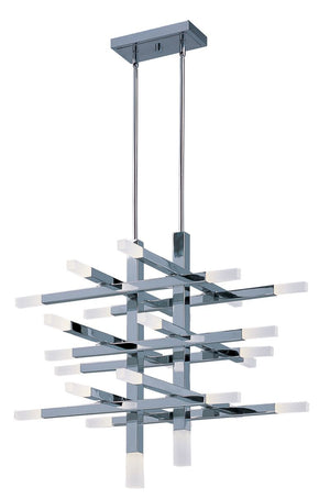 Crossroads 30' 26 Light Single Pendant in Polished Chrome