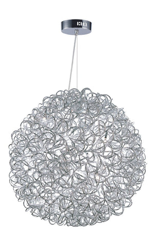 Dazed 23.5' 12 Light Single Pendant in Polished Chrome