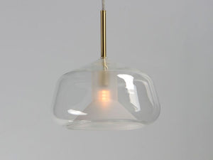 Deuce 7.75' Single Light Pendant in Satin Brass