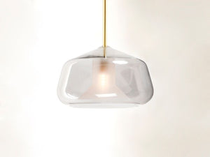 Deuce 7.75' Single Light Pendant in Satin Brass