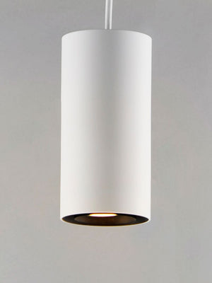 Dwell 6.25' Single Light Pendant in White