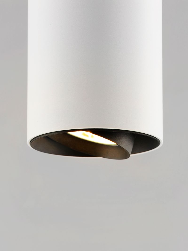 Dwell 6.25' Single Light Pendant in White