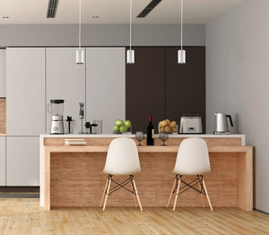 Dwell 6.25' Single Light Pendant in White