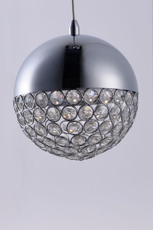 Eclipse 11.75' Single Light Multi-Light Pendant in Polished Chrome