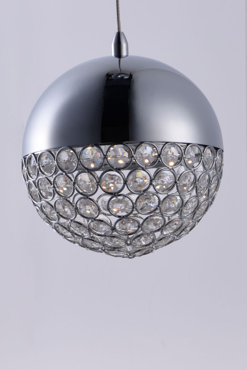 Eclipse 11.75' Single Light Multi-Light Pendant in Polished Chrome