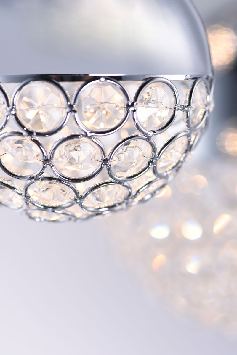 Eclipse 11.75' Single Light Multi-Light Pendant in Polished Chrome