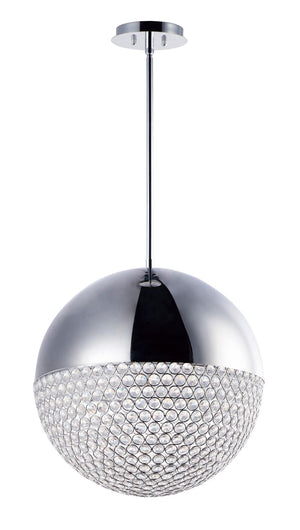 Eclipse 20' Single Light Pendant in Polished Chrome