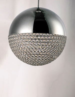Eclipse 20' Single Light Pendant in Polished Chrome