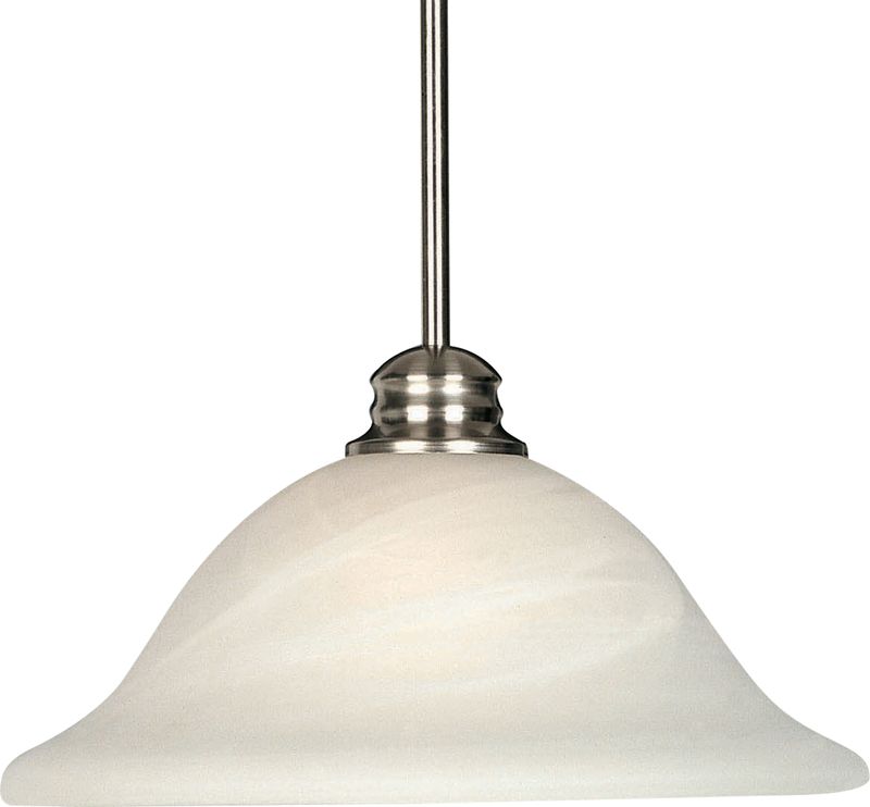 Essentials - 9106x 13.25' Single Light Pendant in Satin Nickel