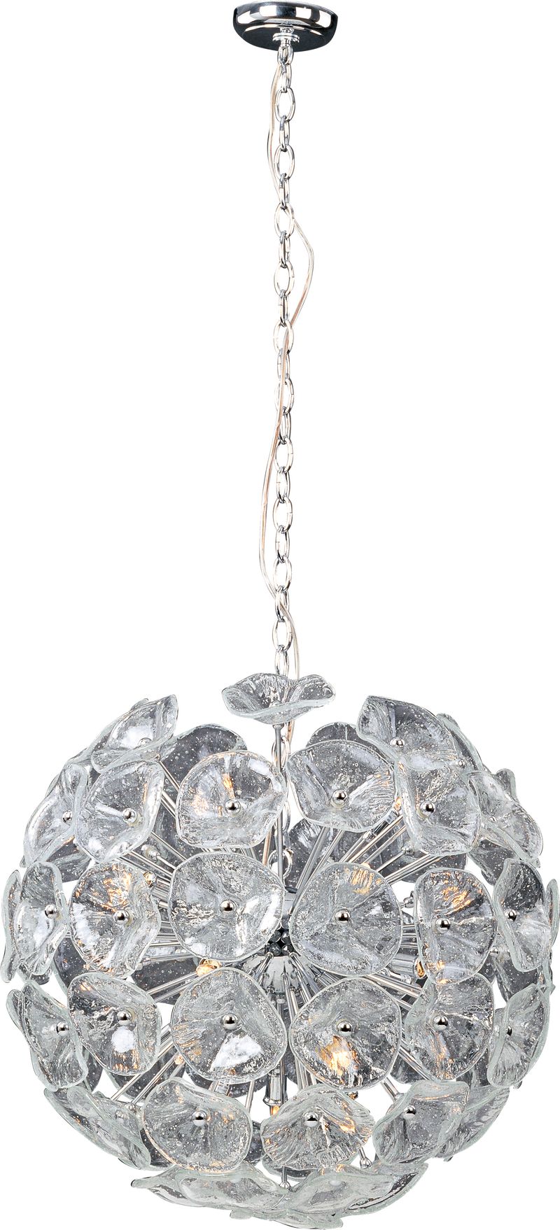 Fiori 22.5' 20 Light Single Pendant in Polished Chrome