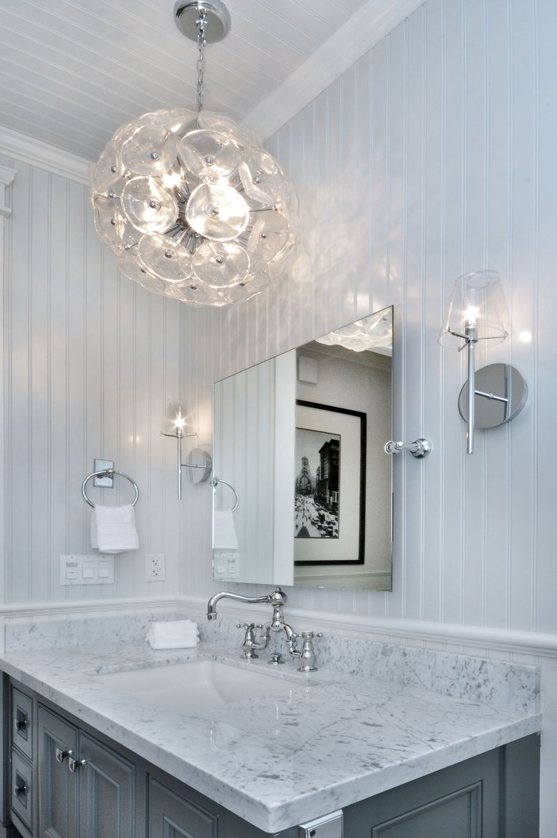 Fiori 22.5' 20 Light Single Pendant in Polished Chrome