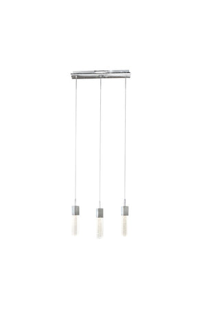 Fizz III 19.5' 3 Light Linear Pendant in Polished Chrome