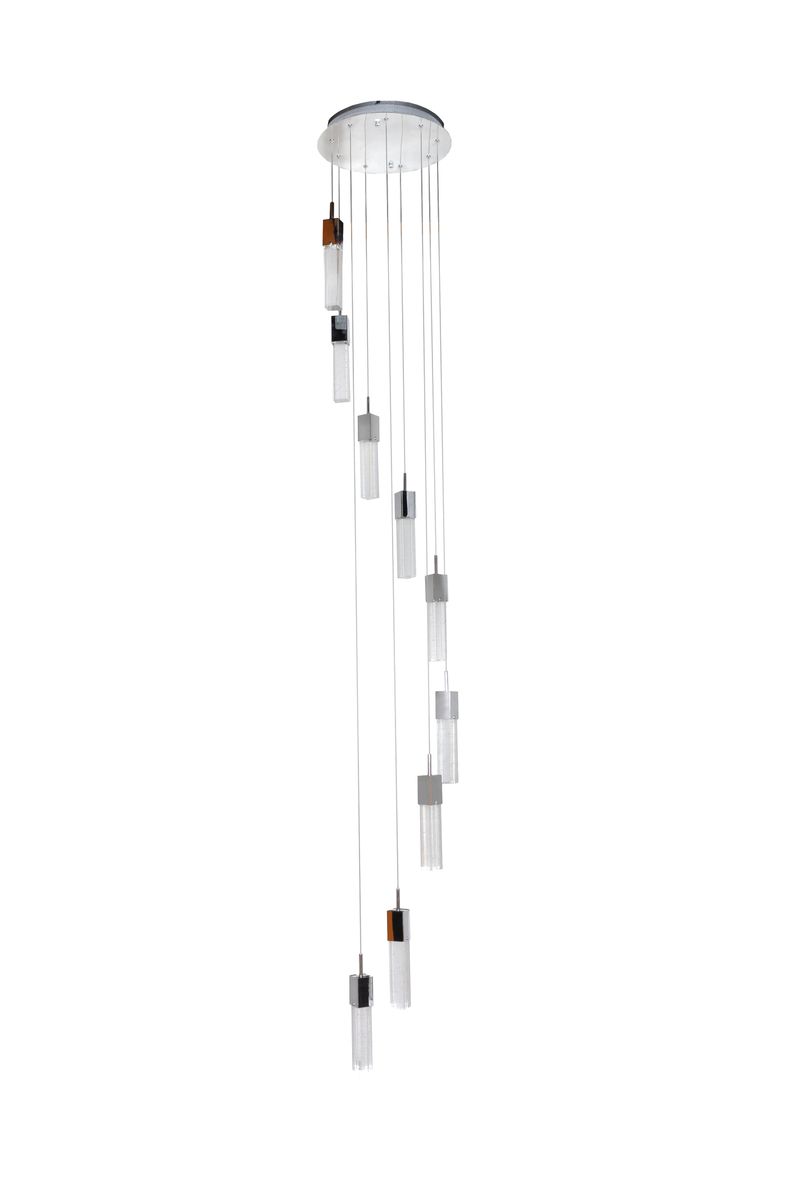 Fizz III 15.75' 9 Light Single Pendant in Polished Chrome