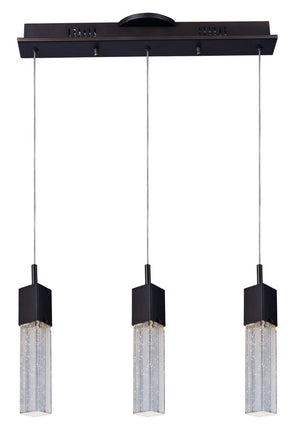 Fizz III 5' 3 Light Linear Pendant in Bronze