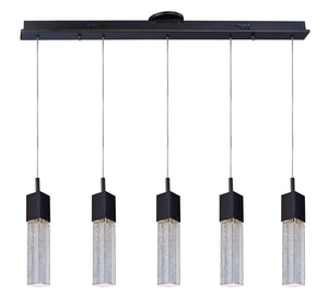 Fizz III 4.75' 5 Light Linear Pendant in Bronze
