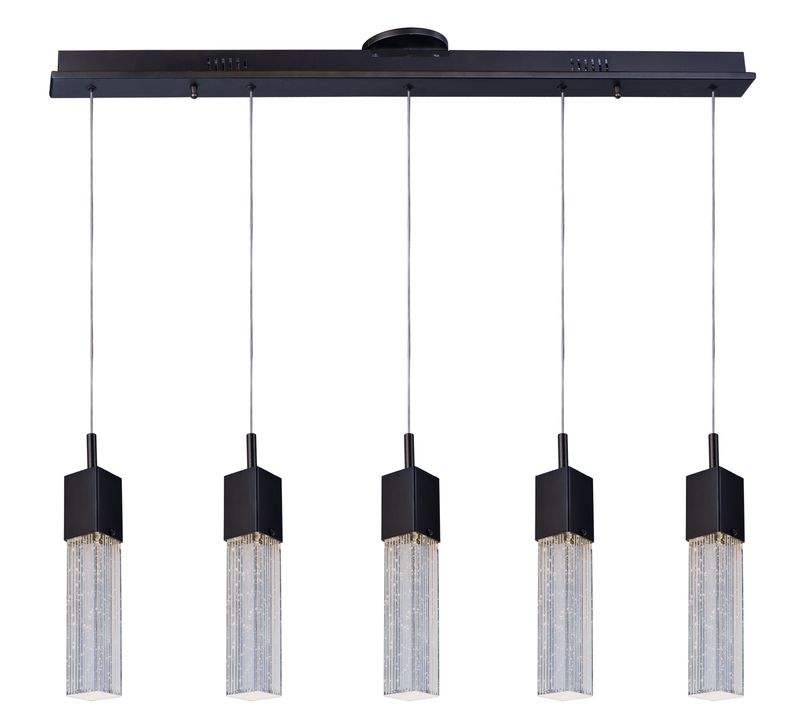 Fizz III 4.75' 5 Light Linear Pendant in Bronze