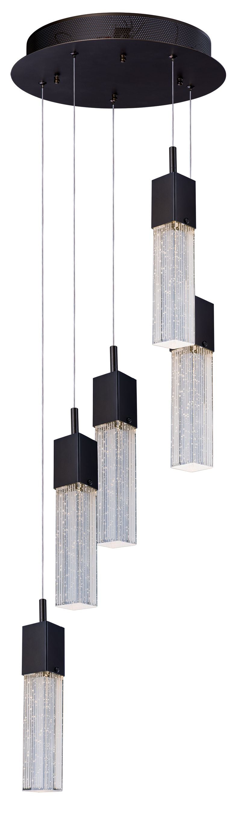 Fizz III 13.75' 5 Light Single Pendant in Bronze