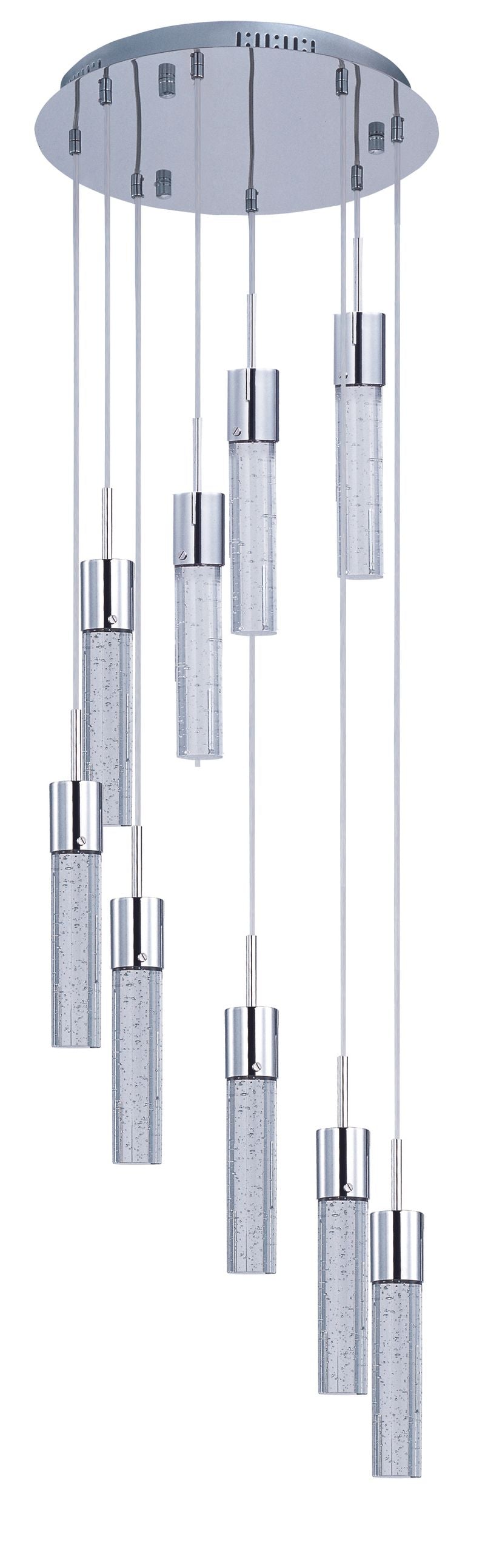 Fizz IV 16' 9 Light Chandelier Multi-Light Pendant in Polished Chrome