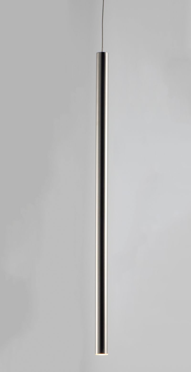 Flute 1' x 23.75' Single Light Mini-Pendant in Polished Chrome