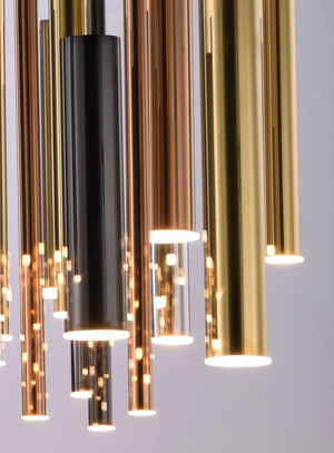 Flute 25.5' 29 Light Multi-Light Pendant in Multi-Plated