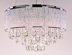 Gala 22.5' 15 Light Chandelier in Polished Chrome