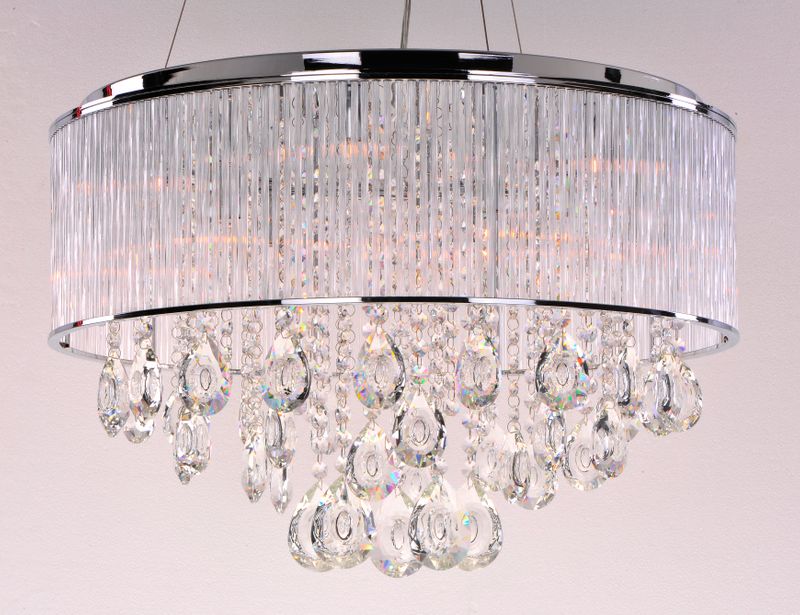 Gala 22.5' 15 Light Chandelier in Polished Chrome