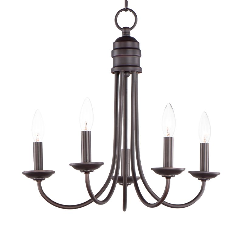 Logan 21' 5 Light Chandelier in Oil Rubbed Bronze