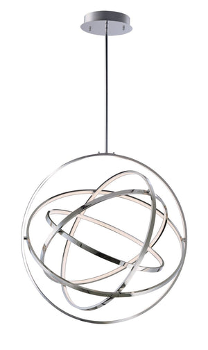 Gyro II 31.5' 5 Light Single Pendant in Polished Chrome